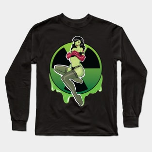 Zombie Girl Long Sleeve T-Shirt